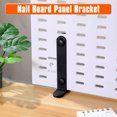 thumbnail image 3 of LITINKIMI 2Pcs Pegboard Table Mount Brackets Black Durable Support for Stable Desk Display, 3 of 8