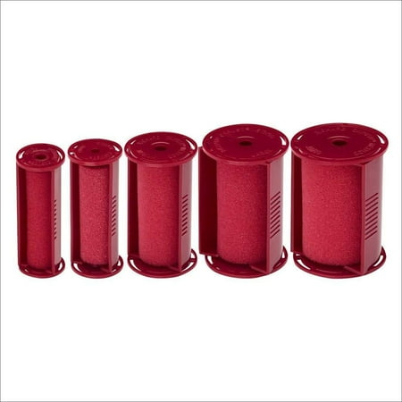 Caruso Model Professional Molecular Steam Rollers with Shields, Petite (4-Count)