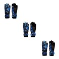 thumbnail image 2 of Sonducket Guantes para niños Guantes impermeables para ciclismo Unisex Moda Snowboard Motocicleta Nieve Guante antideslizante para deportes al Type4 NO4, 2 of 6