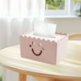 thumbnail image 4 of Btomtd Tissue Box Cover Composite Board Scandinavian Tissue Box Holder for Coffee Table Household, Pink, 4 of 6