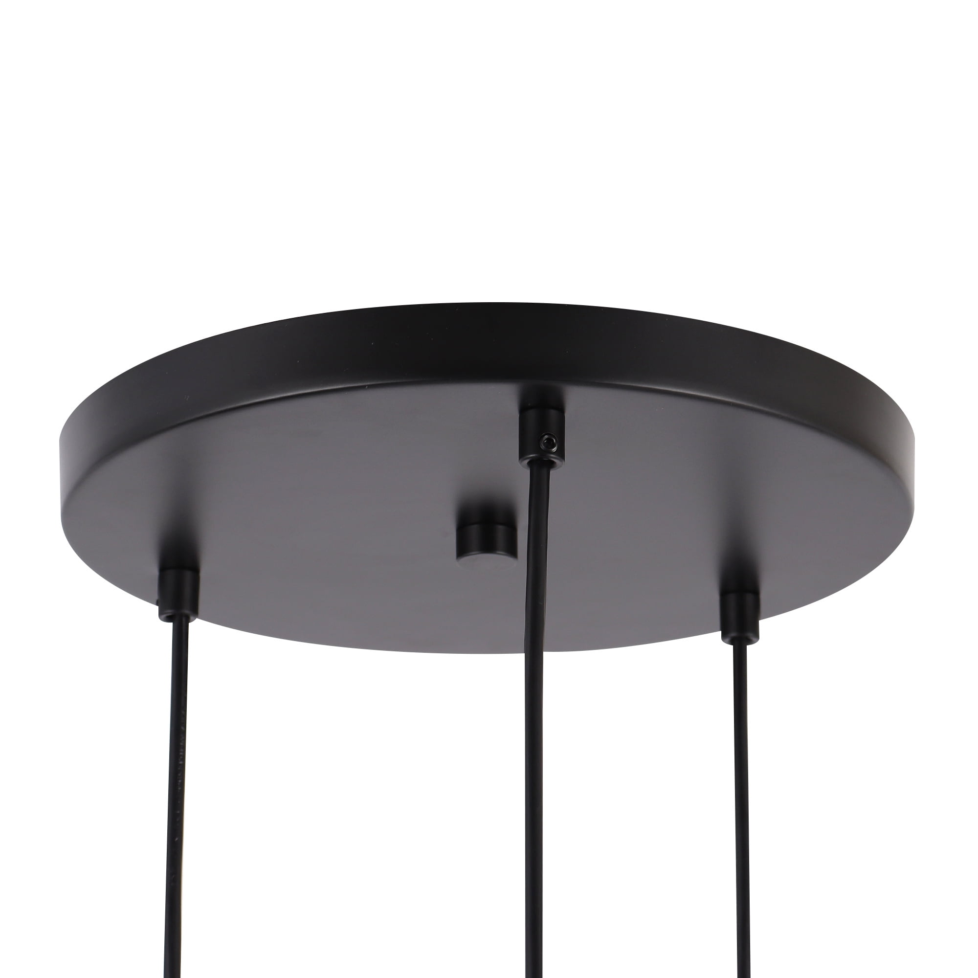 LNC Modern 3-Light Pendant Chandelier with White and Golds, Adjustable Hanging Fixture