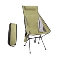 thumbnail image 2 of Silla plegable DYNWAVEMX Moon Chair con bolsa de transporte para adultos Verde, 2 of 8