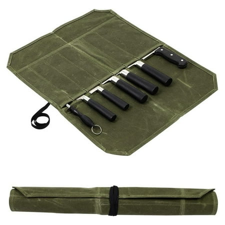 

RTjhglhi Tool SeriesField Chinese And Western Food Chef Portable Canvas Rolling Shutter Storage Bag