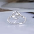 thumbnail image 3 of Elise Jewel Cushion Cut Excellent 1.9 Ct Diamond Ring For Women's - 14K White Gold Plated Ring - Cushion cut Halo Diamond Rings for Women's - Solitaire with Halo Diamond Rings for Women's, 3 of 6