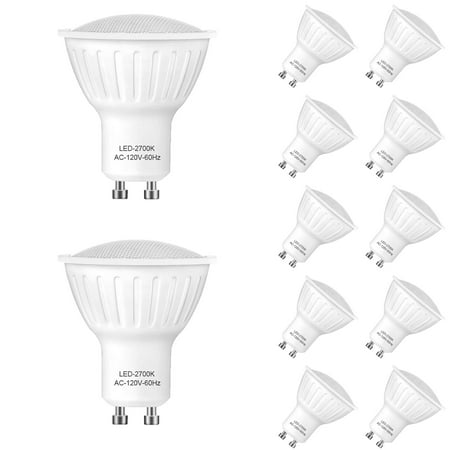 

Ymam.Light LED Light Bulb 7W GU10 60W Equivalent GU10 Base Dimmable 2700K Warm White 120V 12-Pack