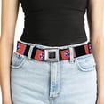 thumbnail image 5 of Buckle-Down Belt, Seatbelt Buckle Belt, Tennessee Flags Black, 30 to 44 Inches, 5 of 9