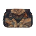 thumbnail image 2 of Kdxio Tree Meditating Golden Retriever for Double Compartment Pen Case Oxford Organizer with Zipper Pockets for Students Artists, 2 of 7