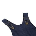 thumbnail image 4 of Baby Girl Boy Velvet Strap Suspender Overalls Pant Solid Jumpsuit Bib Pants One-Piece Spring Fall Clothes, 4 of 7