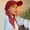 Wine, variant on HNMKIU Breathable Summer Baseball Cap with Integrated Hijab Shawl Turban Fabric for Women and Men Khaki,One Size