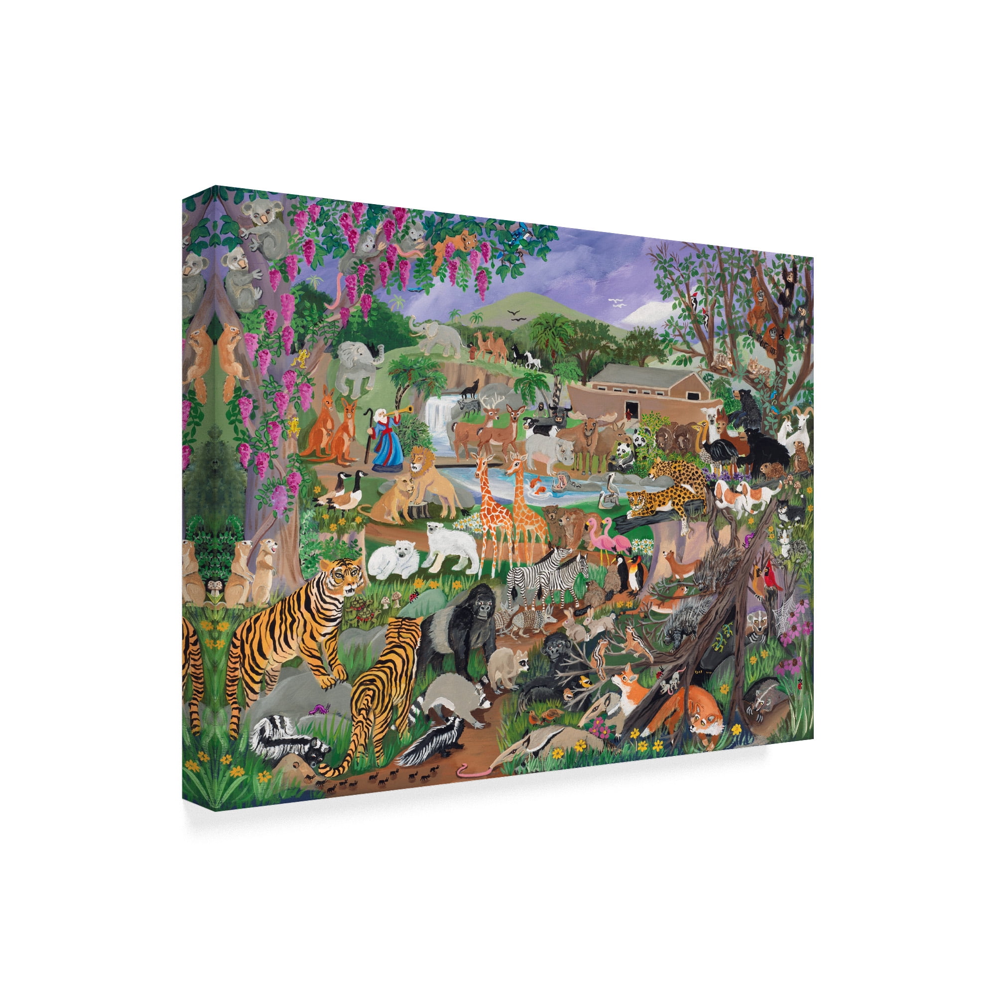 Trademark Fine Art 'Noahs Ark' Canvas Art by Carol Salas