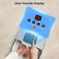 thumbnail image 2 of Tawom Collapsible Foot Spa with Heat,Temperature Control, Bubble, Red Light, Heated Foot Bath Massager with 8 Shiatsu Massage Rollers, Foot Soak Tub for Relaxation,Gray, 2 of 9