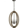 thumbnail image 7 of Capital Lighting 529142 4 Light 19" Wide Taper Candle Chandelier - Grey, 7 of 7