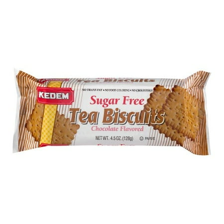 Mini Tea Cake - Kedem Sugar Free Tea Biscuits Chocolate Flavor - 4.5 Oz - Pack of 6