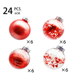 thumbnail image 5 of Paquete de 24 adornos navideños adornos navideños (morado) JAMW Sencillez, 5 of 5