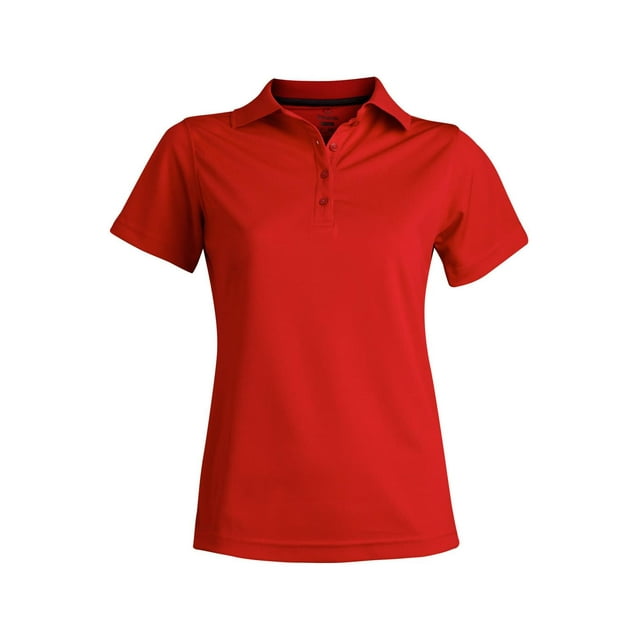 Edwards Polo en Maille Haute Performance à Manches Courtes pour Femmes
