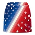 thumbnail image 3 of Plcasen Independent Day Women Tennis Workout Skorts High Waisted Athletic Skirts, Lightweight Golf Running Skirt, 3 of 5