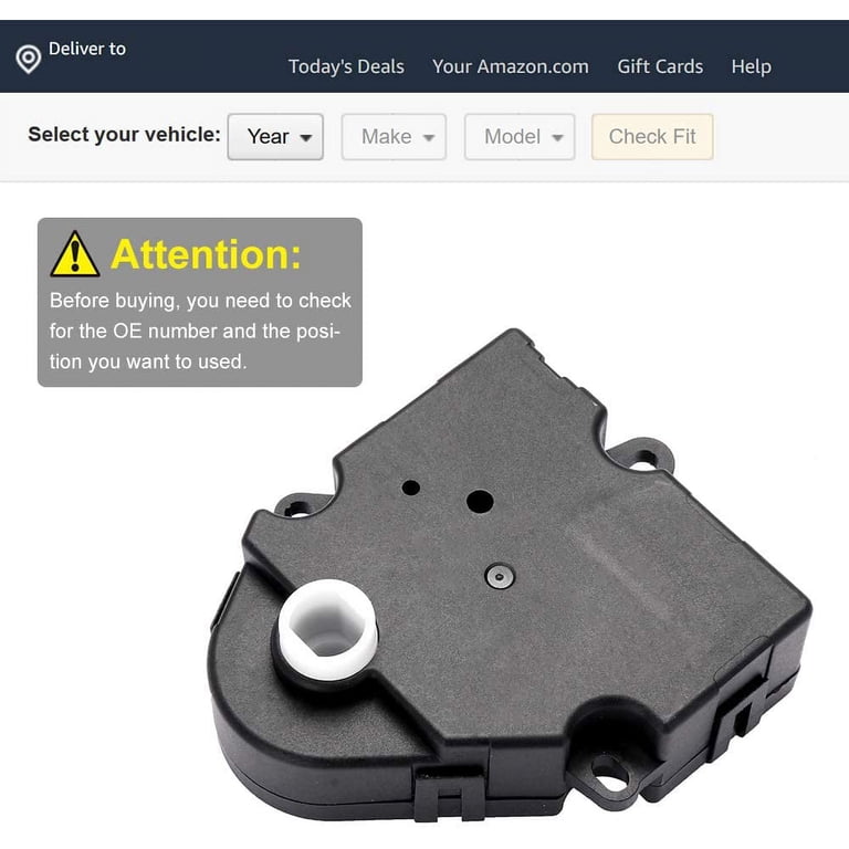 SCITOO Blend Door Actuator 15-73627 16177412 5137781AA 89018395