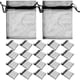 thumbnail image 2 of KAKOWELY 100 bolsas pequeñas de organza con cordón para envolver dulces, bolsas decorativas para regalos de fiesta, 2 of 5