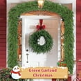 thumbnail image 6 of 9 Ft Real Touch Christmas Garland,Thick and Lush，Soft Bendable, Lifelike Cedar Garland Realistic, Garlands for Decoration Christmas，Christmas Garland for Mantle,Outdoor Indoor Christmas Decorations, 6 of 15