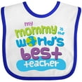 thumbnail image 3 of Inktastic Teacher Mommy Boys or Girls Baby Bib, 3 of 4
