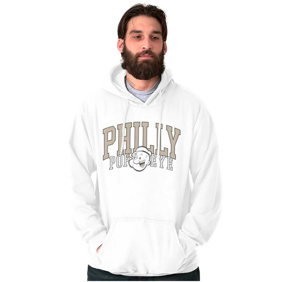 Popeye Vintage Varsity Philly Cartoon Hoodie Sweatshirt Women Men Brisco Brands S