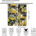 thumbnail image 2 of Cartoon Car Kids Curtains, Boys Construction Vehicles Trucks Window Treatments for Children Bedroom Nursery, Cartoon Transportation Car Pattern Drapes 2 Panel Sets,55x63 Inch, 2 of 6