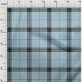 thumbnail image 2 of oneOone Georgette Viscose Fabric Tartan Check Print Fabric BTY 42 Inch Wide, 2 of 4