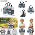 thumbnail image 5 of Xoenoiee Funny Police Car Print 3 Pack Kids Backpack with Lunch Box and Pencil Case for Boys Girls 17 Inch Kindergarten BookBag School Bag Preschool Kindergarten Toddler Backpack, 5 of 6