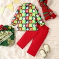 Baby Christmas Outfit Boy Toddler Boys Christmas Long Sleeve Cartoon