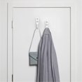 thumbnail image 4 of 3 piezas ganchos de pared blancos NQ para toallas llaves batas abrigos, 4 of 5