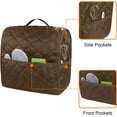 thumbnail image 3 of Stand Mixer Cover, 4.5 Quart And Thicken,top With Handle,suitable For Mixers And Other Small Kitchen Appliances (brown), 3 of 6