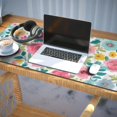 thumbnail image 3 of Long Mouse Pads for Desk,Pioneer Flower Floral Print Pattern Desk Mats on Top Of Desks, Desk Mouse Pad Extra Large with 3mm Non-Slip Base and Stitched Edge for Gaming,Office,Work,Home 35.4"x15.7", 3 of 6