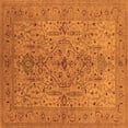 thumbnail image 1 of Ahgly Company Indoor Square Oriental Orange Traditional Area Rugs, 5' Square, 1 of 4