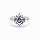 thumbnail image 1 of Hecate Triple Moon Ring Set Amethyst o Red Crystal Wedding Ring Unique Moon Goddess Anillos para mujeres Regalo gótico Tan Jianjun unisex, 1 of 2