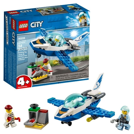 LEGO City Police Sky Police Jet Patrol Airplane Toy 60206