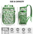 thumbnail image 3 of Palm Leaf and Exotic Cooler Backpack Insulated 26 Cans Lightweight for Camping Beach with Long-Lasting Insulation, 3 of 6