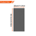 thumbnail image 3 of Metal Pegboard Wall Panel, Heavy Duty Black Metal Garage Tool Organizer, 1 Pack Wall Mount Tool Storage Rack, for Garage Workbench Workshop Utility Room Tools Equipment Organization, 3 of 5