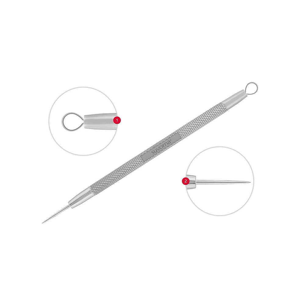 Skinpal s35 Lancet For Whitehead Extractor Pimple Milia Pus Removal Tool 2in1