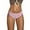 Pink, variant on TIANZEN Women's Fashion Low Waist Underwear Color Striped Briefs Underwear Women Panties Set High Waist
