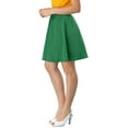 thumbnail image 4 of Allegra K Women's Summer A-Line Bow High Waist Above Knee Mini Skirt, 4 of 6