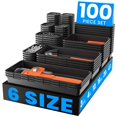 thumbnail image 1 of Juego de bandejas organizadoras A-lugei, más de 100 herramientas, plástico negro, 1 of 7