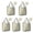 Pioneer Flower Floral-3, variant on 5 Pack Foldable Shopping Bag,Pioneer Flower Floral Print Pattern Reusable Grocery Bags with Pockets,Large Reusable Tote Bags with Handles Waterproof & Lightweight