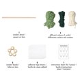 thumbnail image 3 of UNIQUE CREATIV CRAFT Macramé Wall Décor Kit – Leaves, 1 pc, Age 8+, Beginner, 33×53 cm, 3 of 4