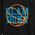 thumbnail image 3 of Instant Message - Slam Dunk Basketball Long Sleeve Graphic T-Shirt, 3 of 6