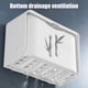 thumbnail image 5 of Caja de Jabón y Compartimentos Organizador de Jabón Xihbxyly para El Baño Estante de Drenaje Grande, 5 of 6