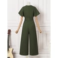 thumbnail image 4 of ZANZEA Women Short Sleeved Elegant Party Jumpsuits Casual Loose Playsuits, 4 of 11