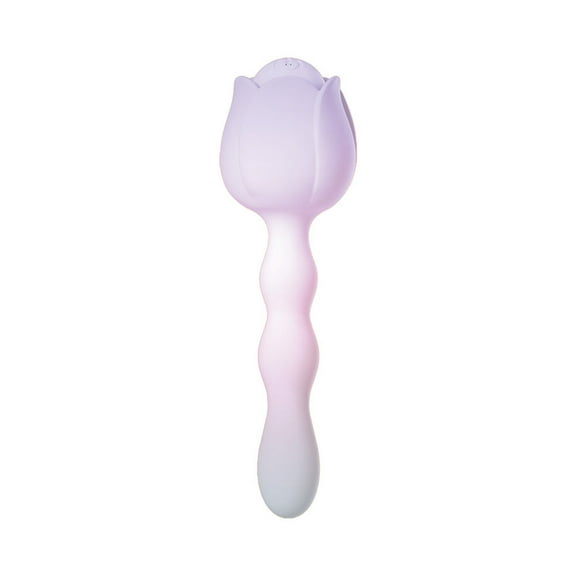 Hott Products Wet Dreams Rosie Posey Rose Shaped Vibrating Personal Massage Wand, Magenta