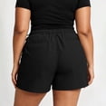 thumbnail image 6 of Guluxicc Women's Lounge Shorts with Pockets Elastic Waist Drawstring Summer Casual Short Trousers for Everyday Wear, 6 of 8