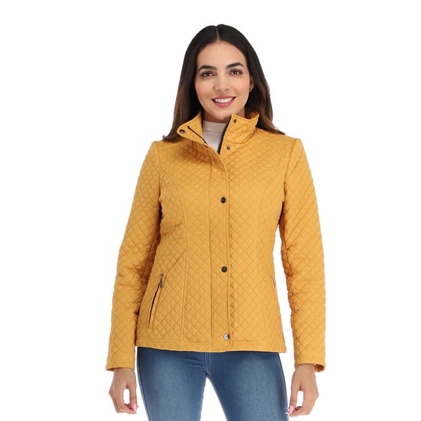 Chamarra básica con cierre y cuello alto SHYLA T51045/Tradicional/Chamarra