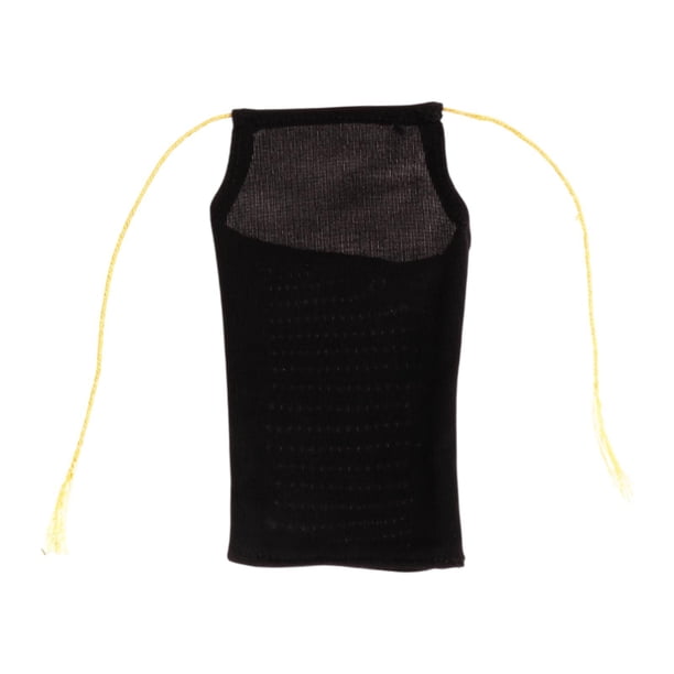 Ropa para muñeca femenina a escala 1/6, ropa para figura de acción en miniatura de 12 pulgadas negro